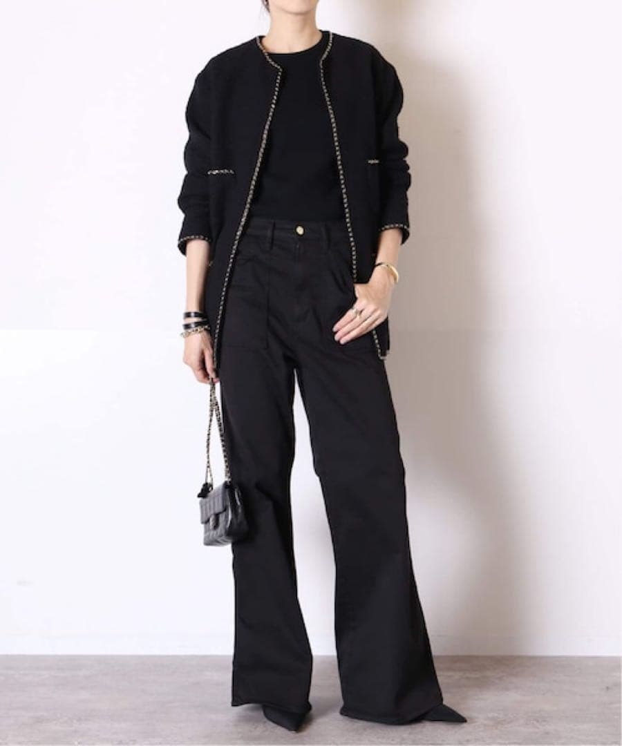 【SNOO様】24AW極美品！ドゥーズィエムクラス chain tweed JK