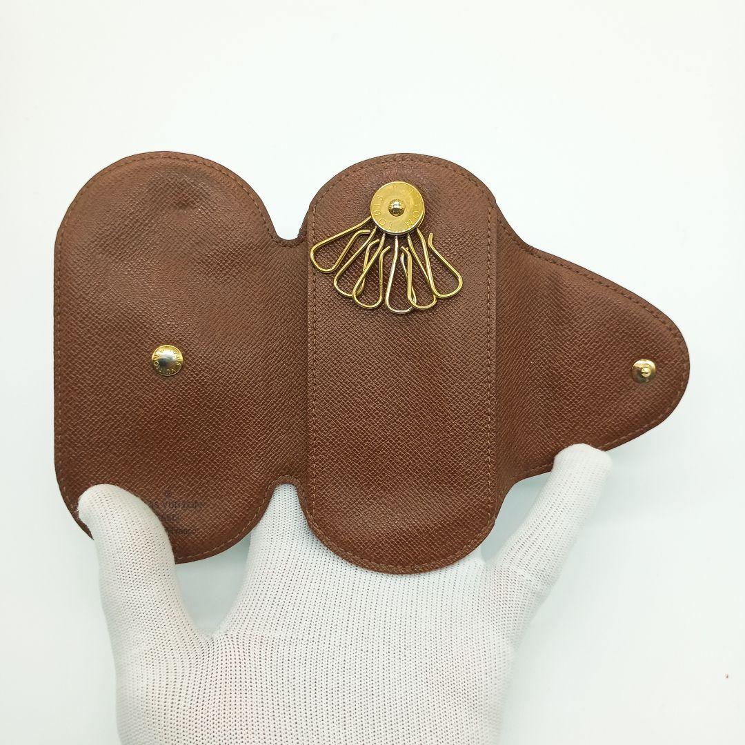 【美品S】ルイヴィトン　ミュルティクレ・ロンGM　モノグラム　キーケース6連