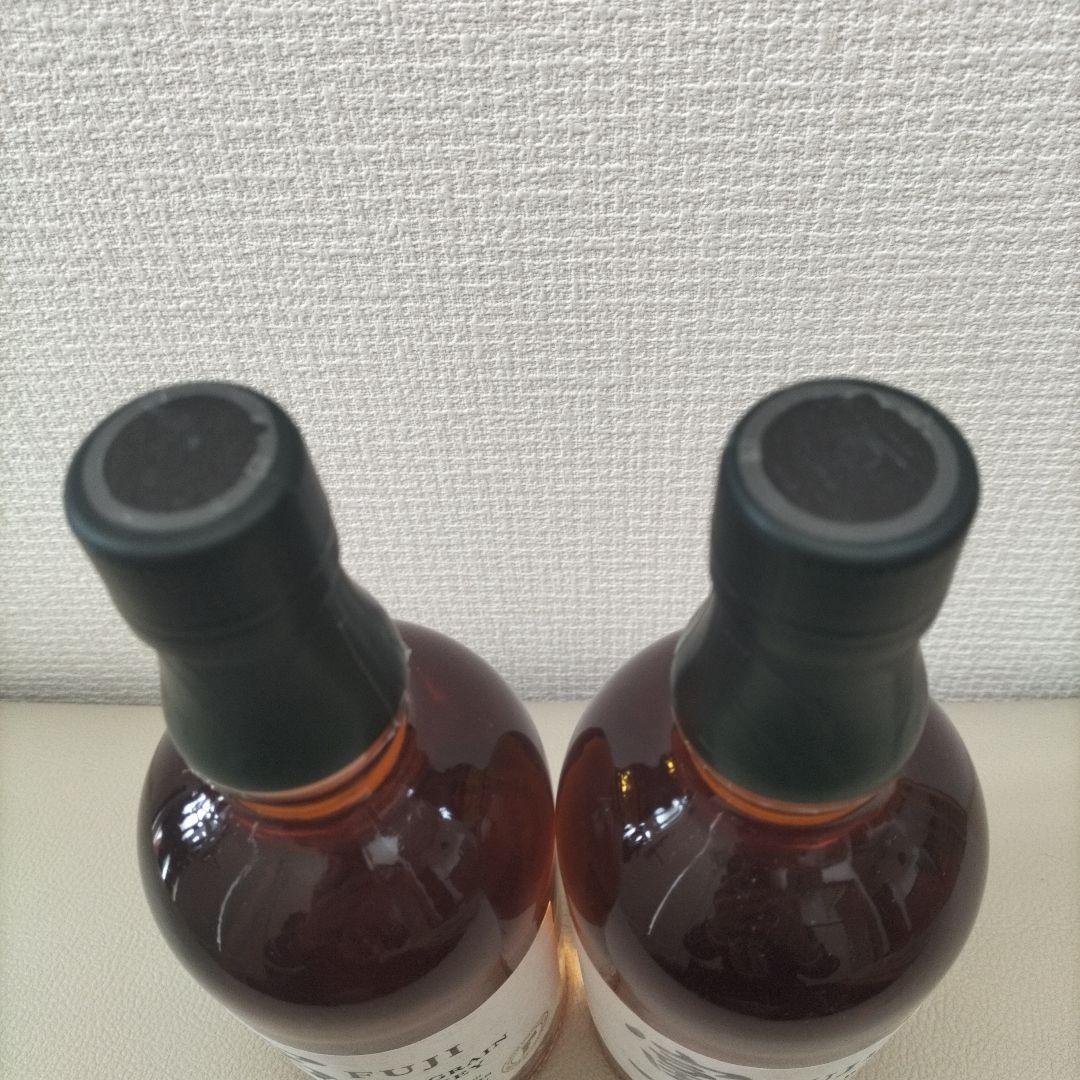 富士シングルグレインウイスキー白ラベル(旧ボトル)700ml　終売品2本セット