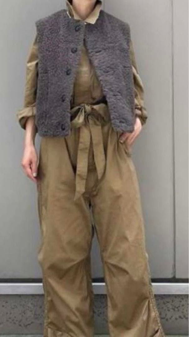 45R ウールボア×ナイロンのベスト　Mサイズ