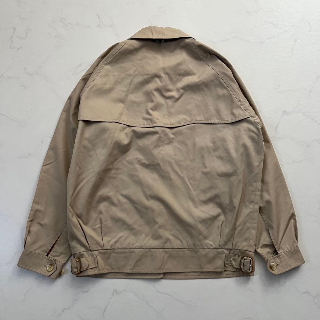 希少デザイン　バーバリーズ　ハリントンジャケット　ベージュ　Lサイズ相当