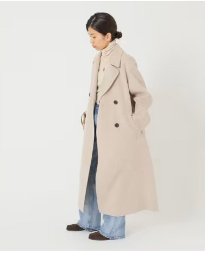 ◆イエナ◆ スーパー160ダブルフェイス テーラードコート