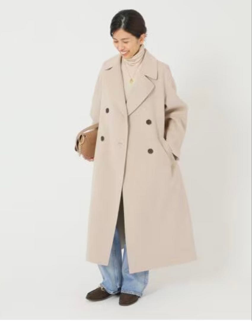 ◆イエナ◆ スーパー160ダブルフェイス テーラードコート