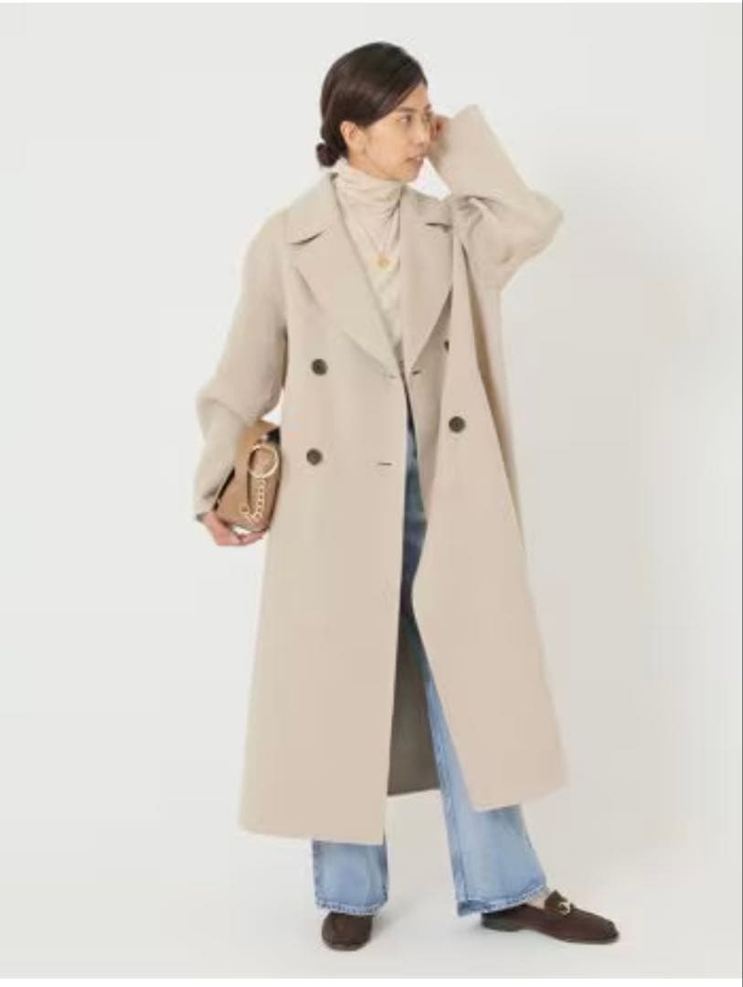 ◆イエナ◆ スーパー160ダブルフェイス テーラードコート