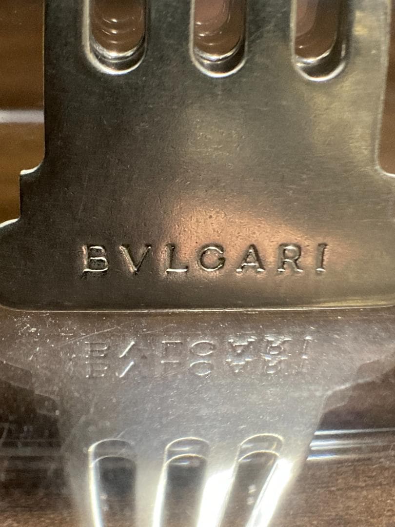 ブルガリ スリットグリル マネークリップ ビルクリップ シルバー925