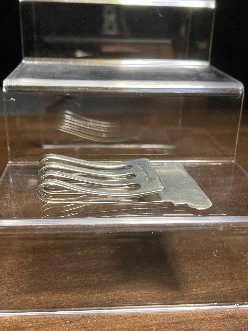 ブルガリ スリットグリル マネークリップ ビルクリップ シルバー925