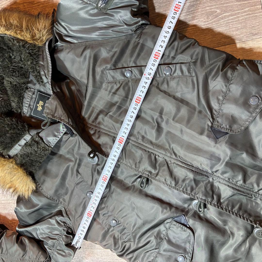 ❤️極美品❤️アルファインダストリーズ❤️N-3B❤️フライトジャケットM ミリタリー