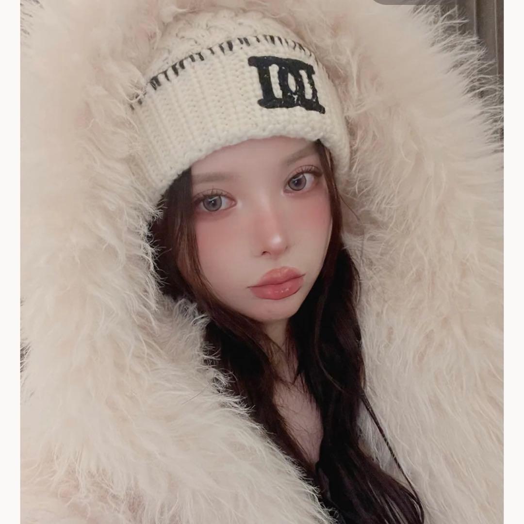 新品未使用 Darich DDロゴバスケットニットビーニー セット ホワイト