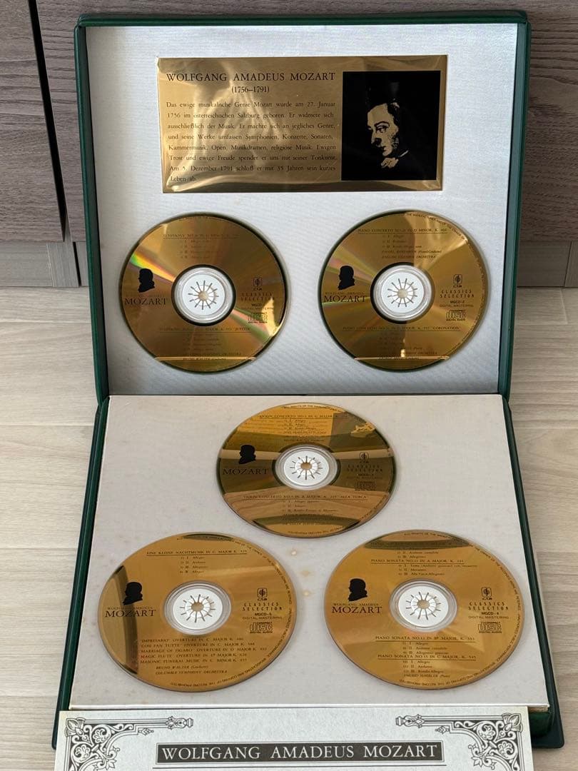 WOLFGANG AMADEUS MOZART 5枚組ボックスセット