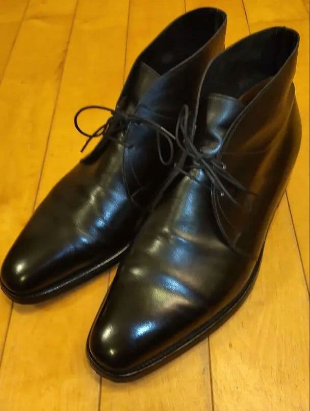 c*9様 美品ジョンロブ ロムゼイ 8.5E 8000ラスト ブラック チャッカ