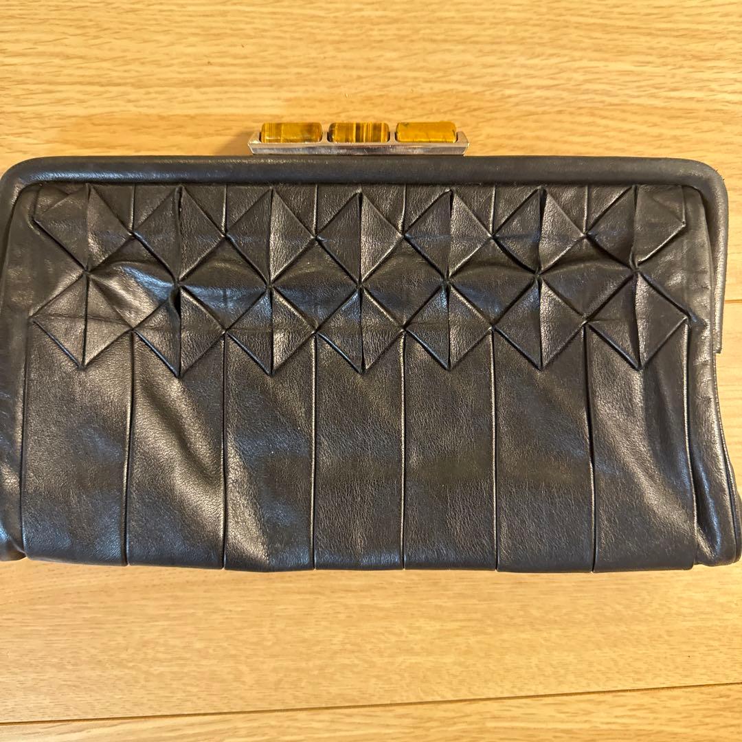 限定美品！　サルバトーレフェラガモ　クラッチバッグ 黒　コンサバ　お受験　卒業式