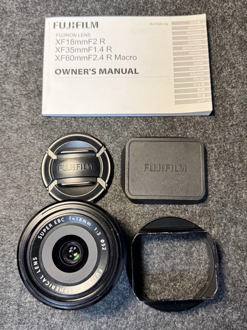 富士フイルム　FUJIFILM XF18mm F2 R
