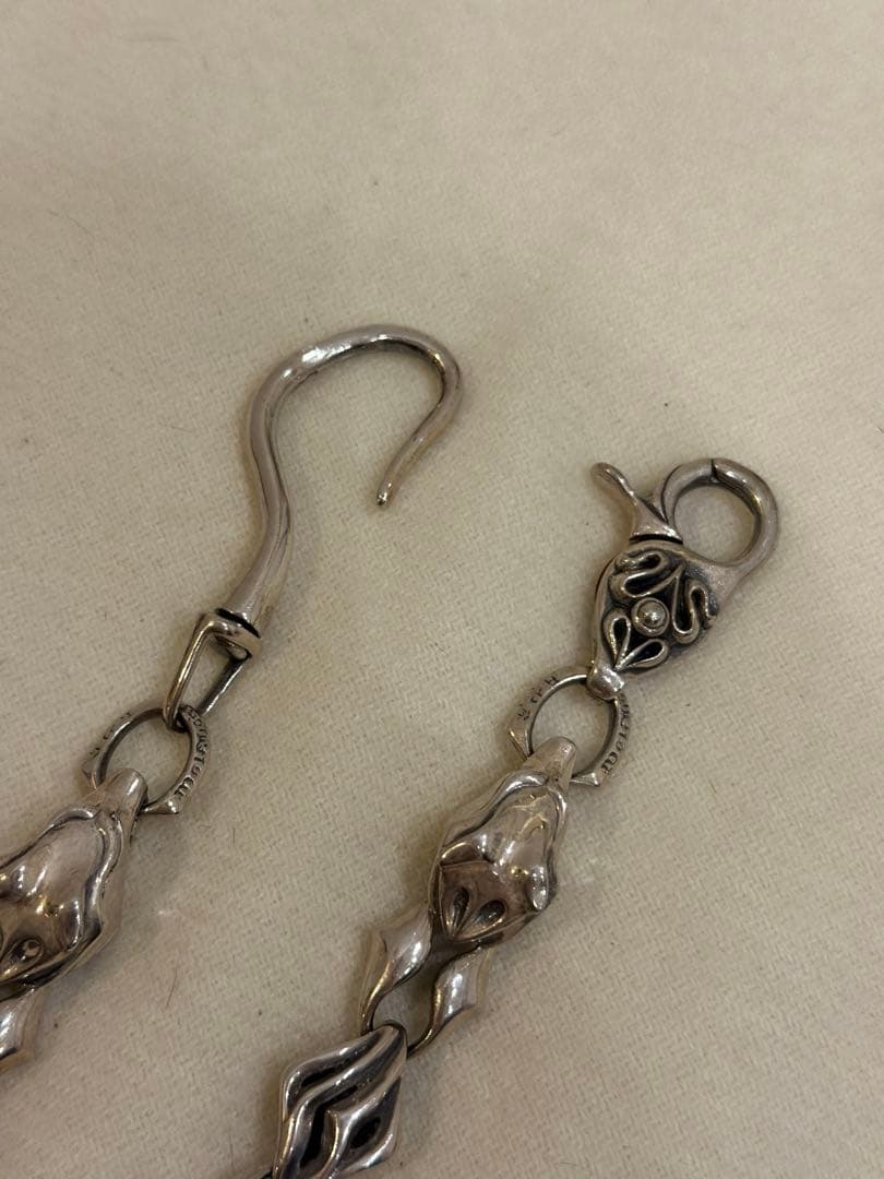 ウォーウルフ（流狼毛）ウォレットチェーン㉟