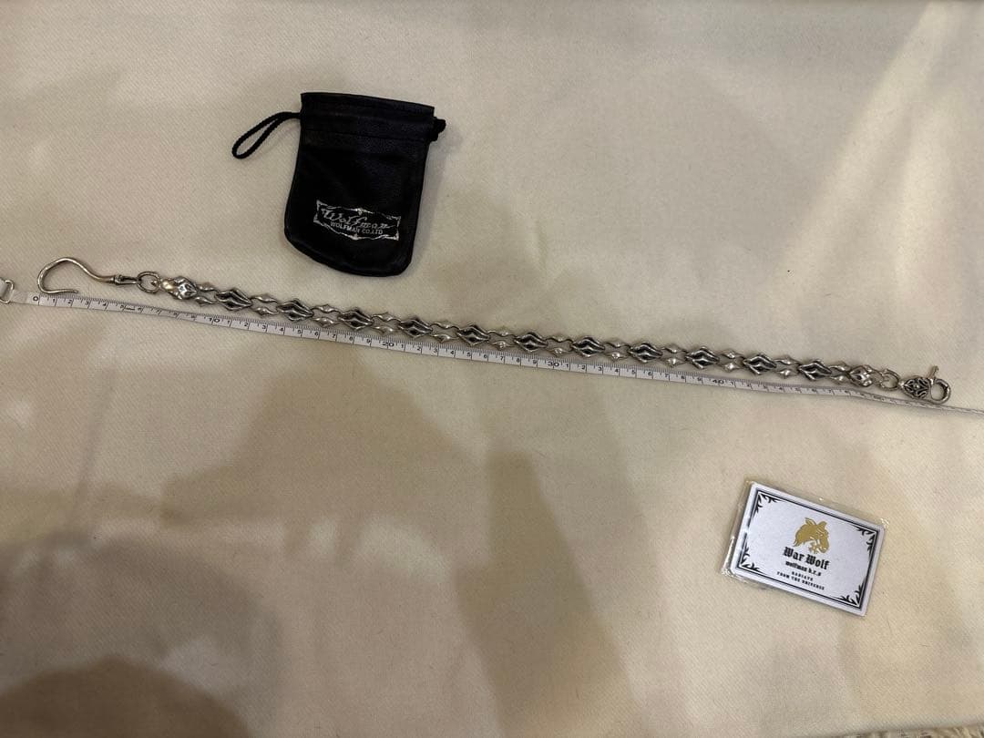 ウォーウルフ（流狼毛）ウォレットチェーン㉟