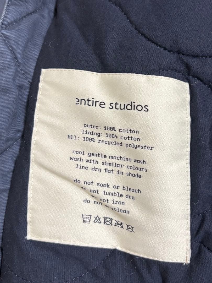 entire studios A-4 ボンバージャケット ネイビー