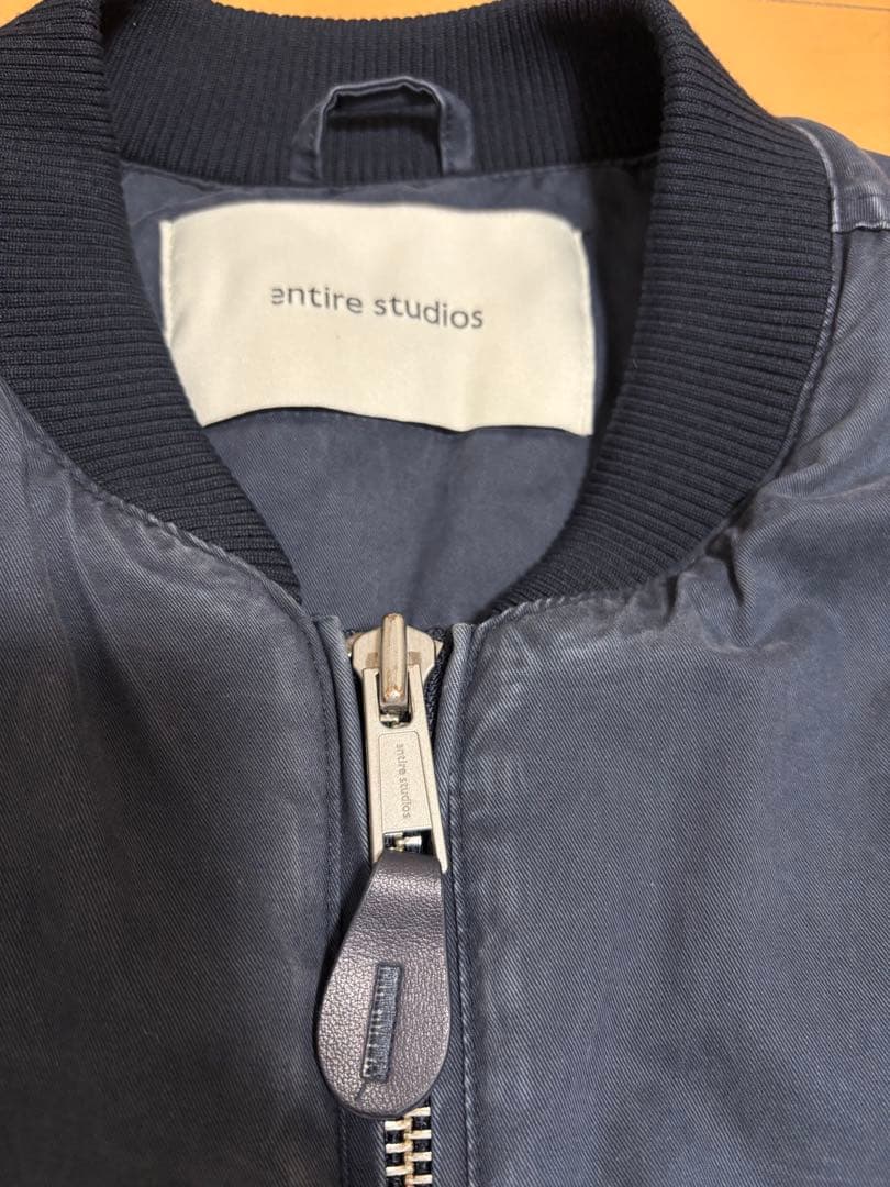 entire studios A-4 ボンバージャケット ネイビー