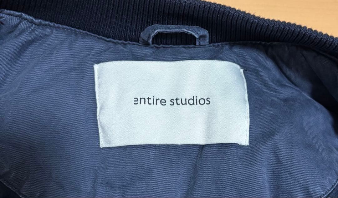 entire studios A-4 ボンバージャケット ネイビー