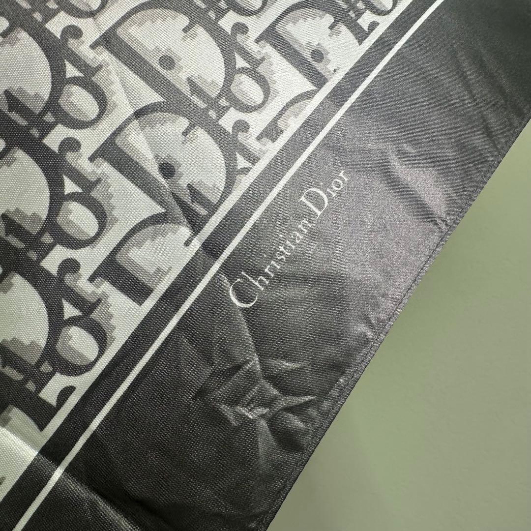 Christian Dior ディオール 折りたたみ傘 ロッター柄 シルバー