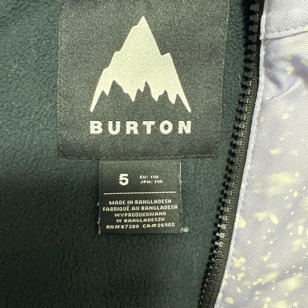 Burton スノーボードウェアセット 110サイズ サイズ5 美品