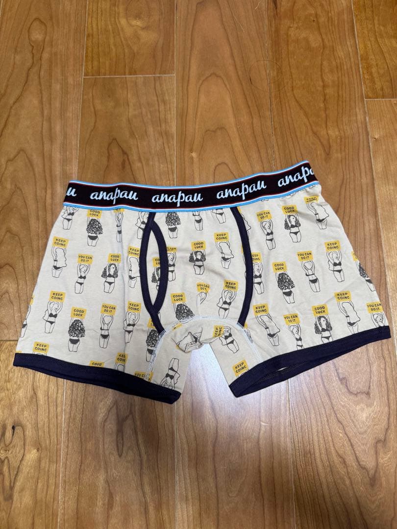 新品⭐︎Anapau アナパウ　ボクサーパンツ３枚セット　全て前開き　Lサイズ