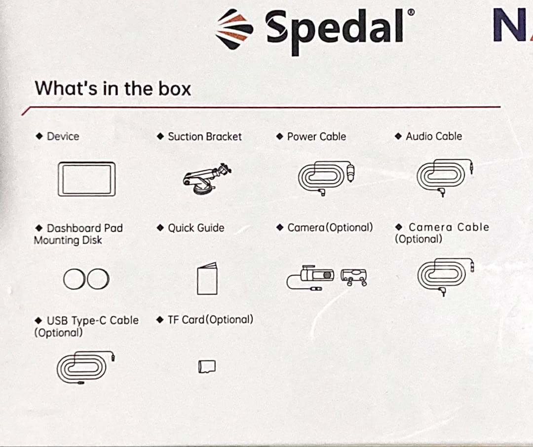 Spedal CL810 9インチディスプレイオーディオ　カメラ付き