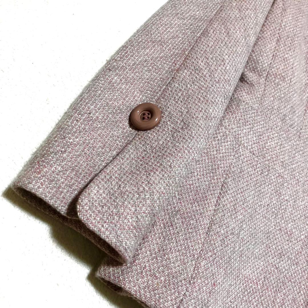 希少✨クリスチャンディオール ノーカラー ツイードジャケット カシミヤ混