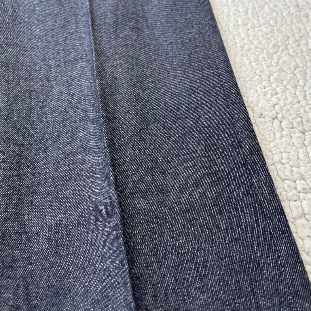 PT01 デニム調 スラックス 46 EVO FIT ストレッチ　ルーマニア製