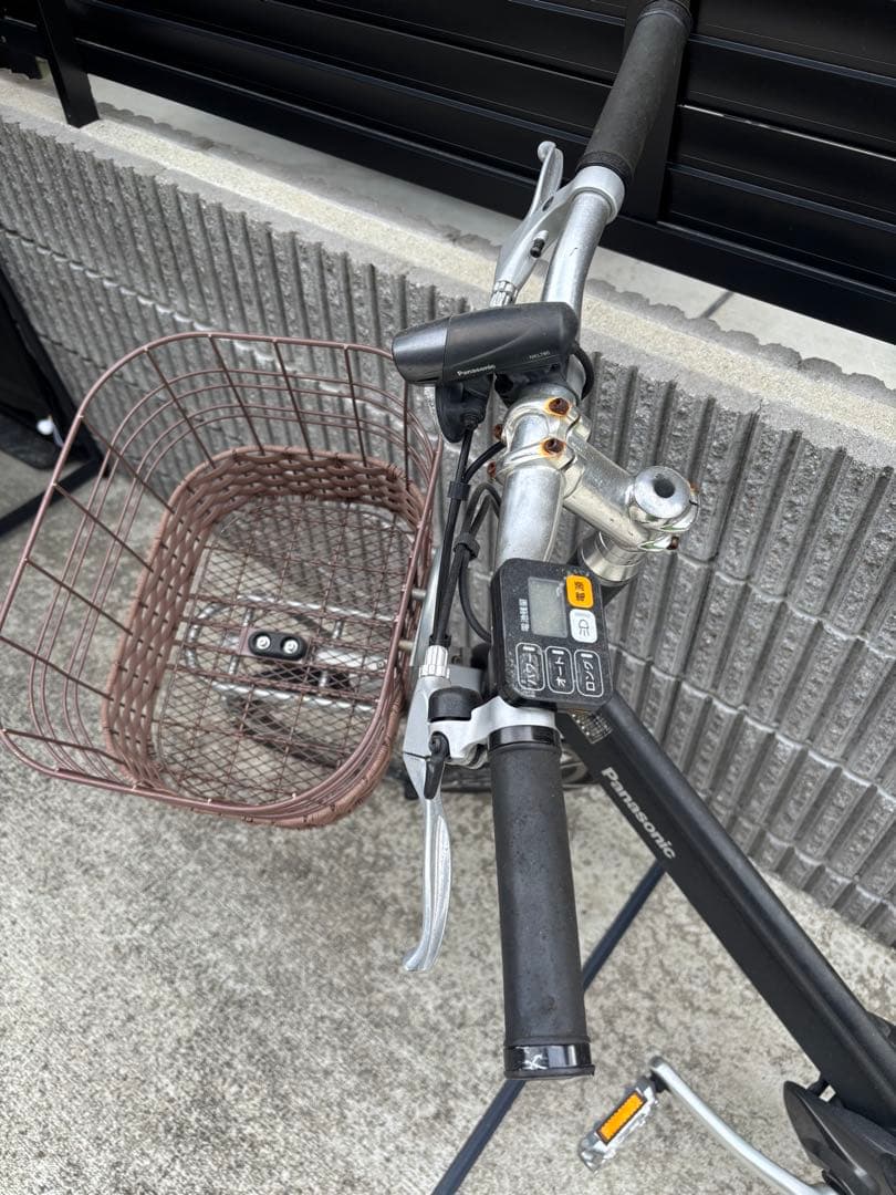 Panasonic 電動アシスト自転車 シティタイプ 前カゴ付き(送料込み)
