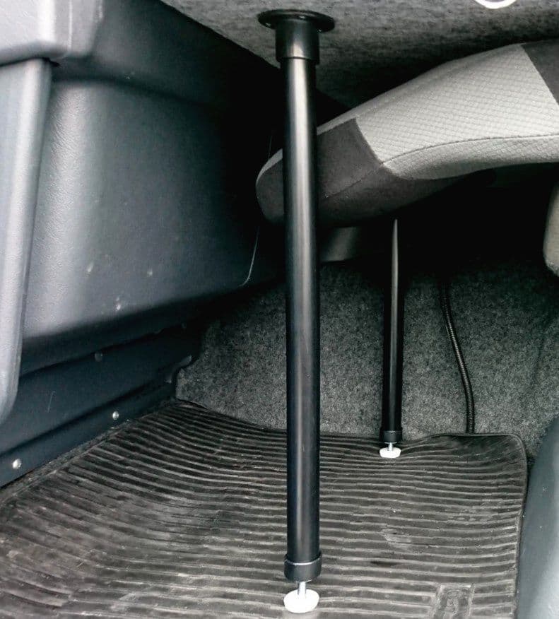 【新品】07スーパーグレート◆フラット助手席 ブラックレザー◆支柱付属［在庫有］