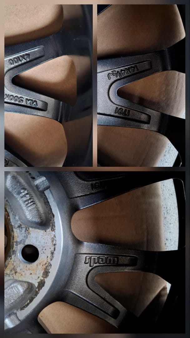 送料込み特価！weds ヴェルバスポルトII　14インチ　ホイール４本