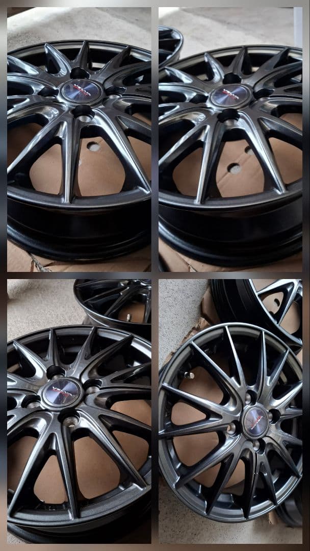 送料込み特価！weds ヴェルバスポルトII　14インチ　ホイール４本