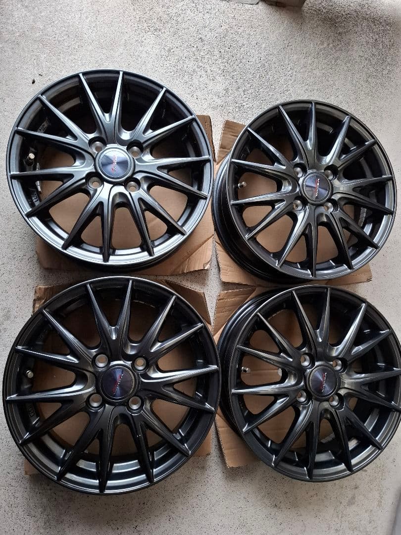 送料込み特価！weds ヴェルバスポルトII　14インチ　ホイール４本