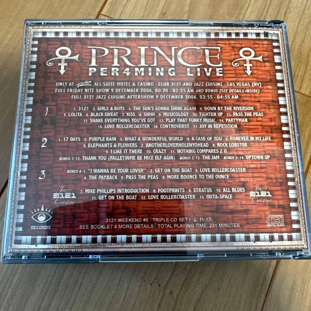 洋楽 PRINCE PER4MING LIVE VOL. 5 LAS VEGAS
