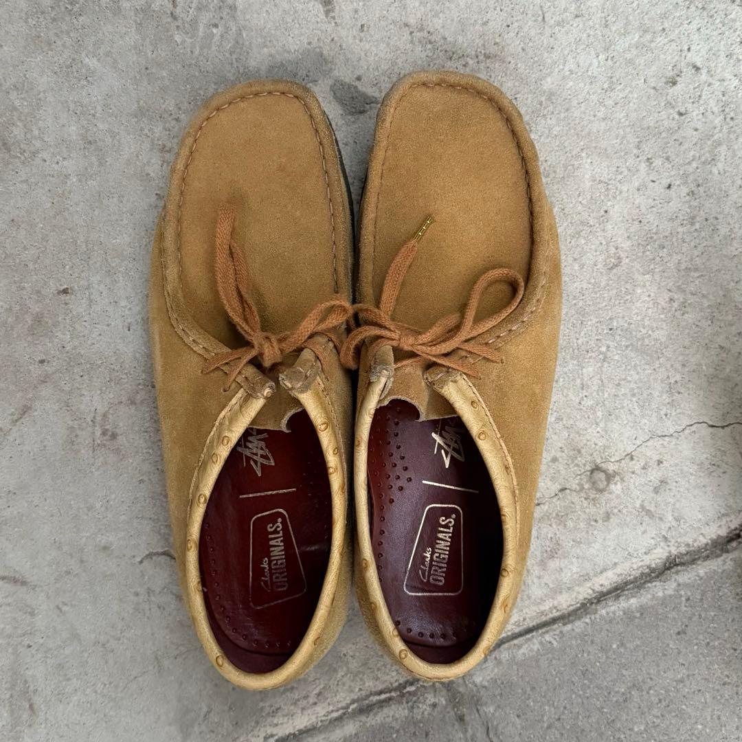 Clarks クラークス ワラビー stussyコラボ