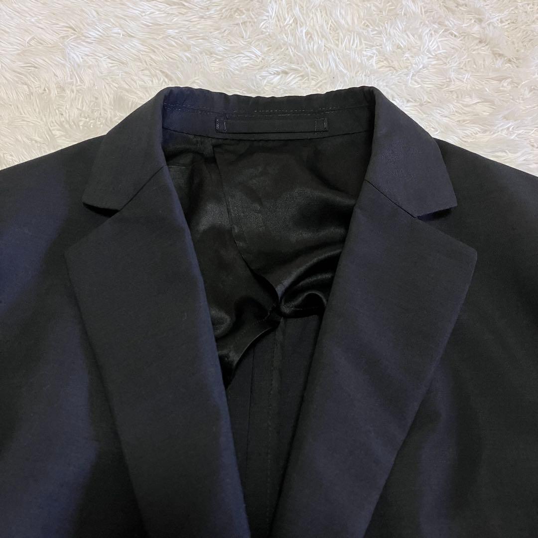 BLAMINK ブラミンク ボタンレス テーラード ジャケット ネイビー