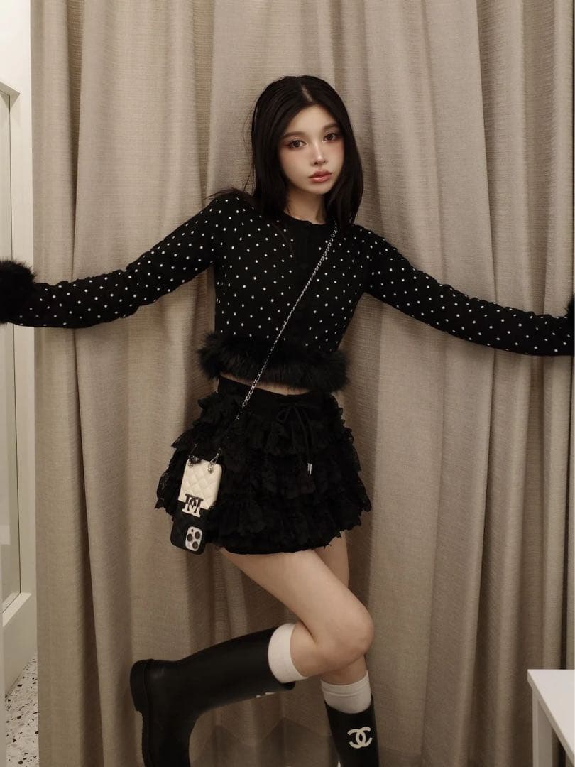 新品 ダーリッチ バイカラーダイカットロゴiPhoneケース 12-12pro