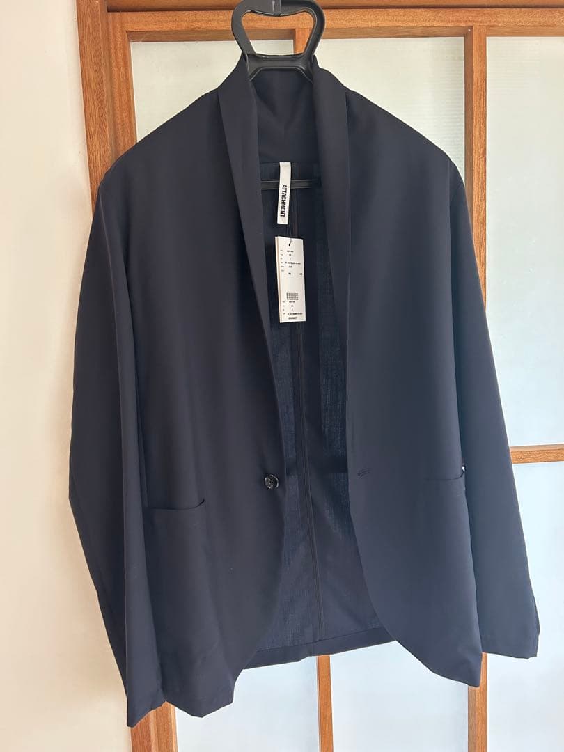 ATTACHMENT ダークネイビー スーツジャケット AG41-080 420
