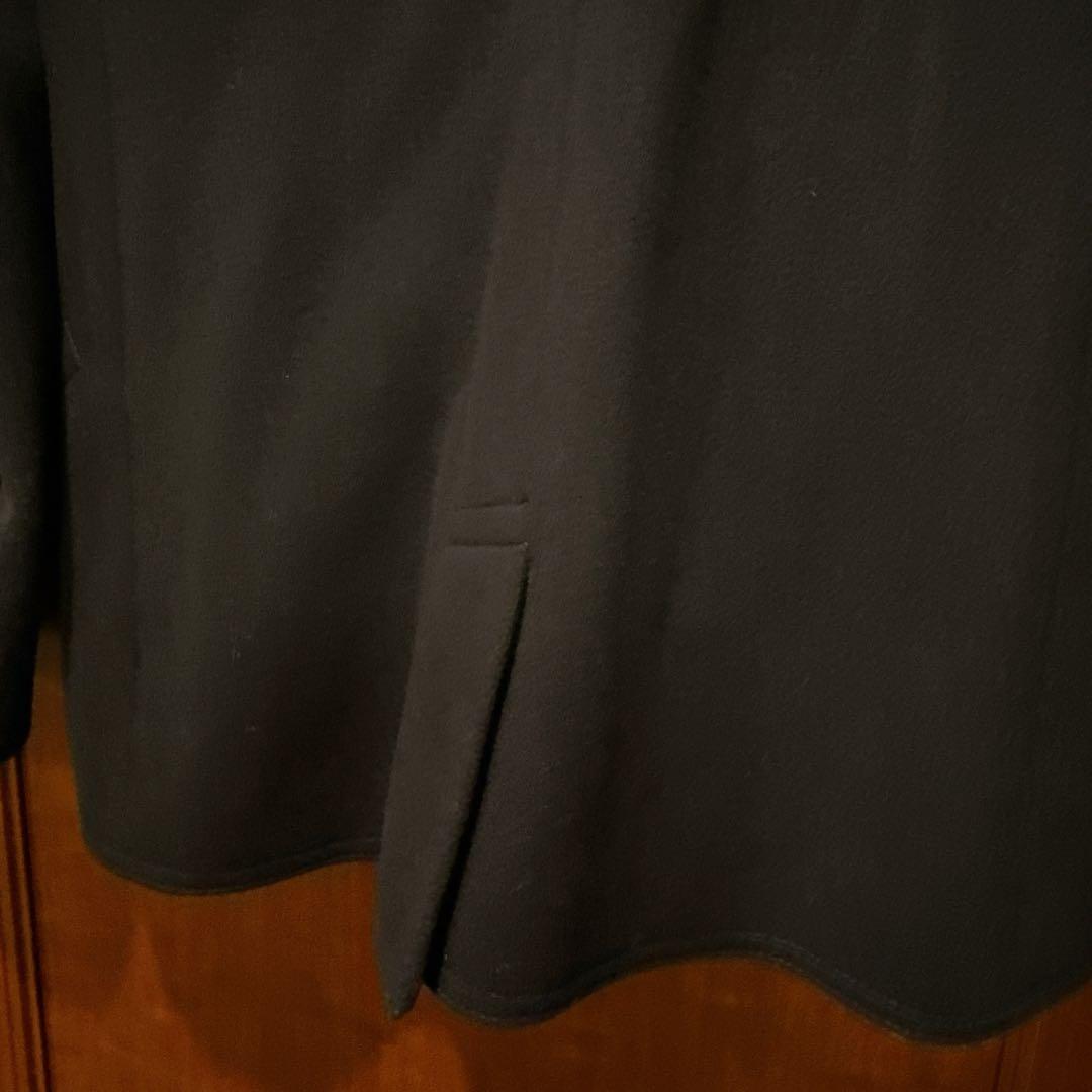 美品ポロラルフローレン　カシミヤ混ウールピーコート　ネイビー