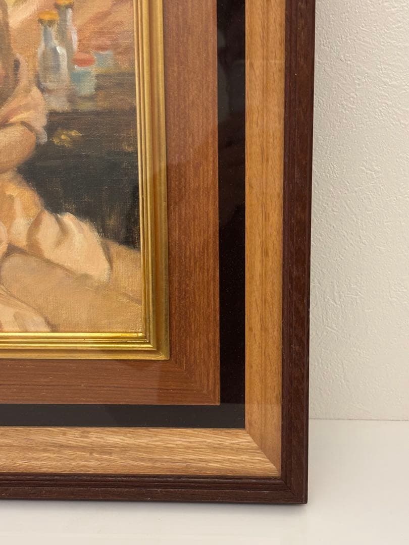 裸婦　額　菅沼金六　箱付