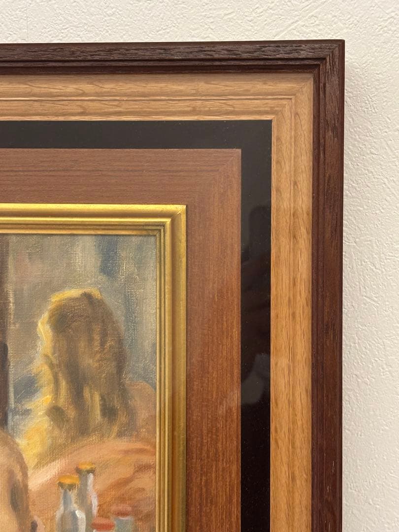 裸婦　額　菅沼金六　箱付