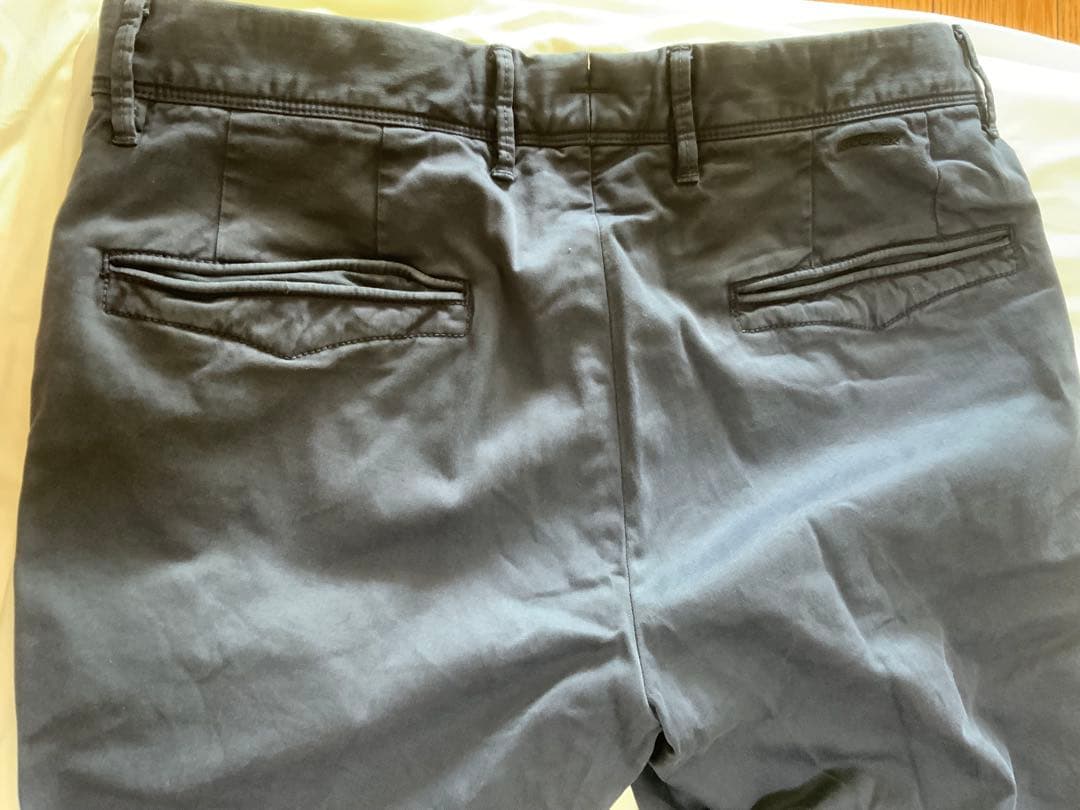 INCOTEX インコテックス チノ 100型　ガーメントダイ　32 ネイビー