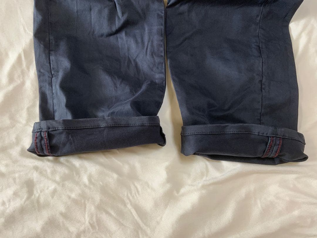 INCOTEX インコテックス チノ 100型　ガーメントダイ　32 ネイビー