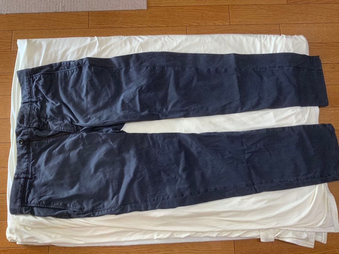 INCOTEX インコテックス チノ 100型　ガーメントダイ　32 ネイビー