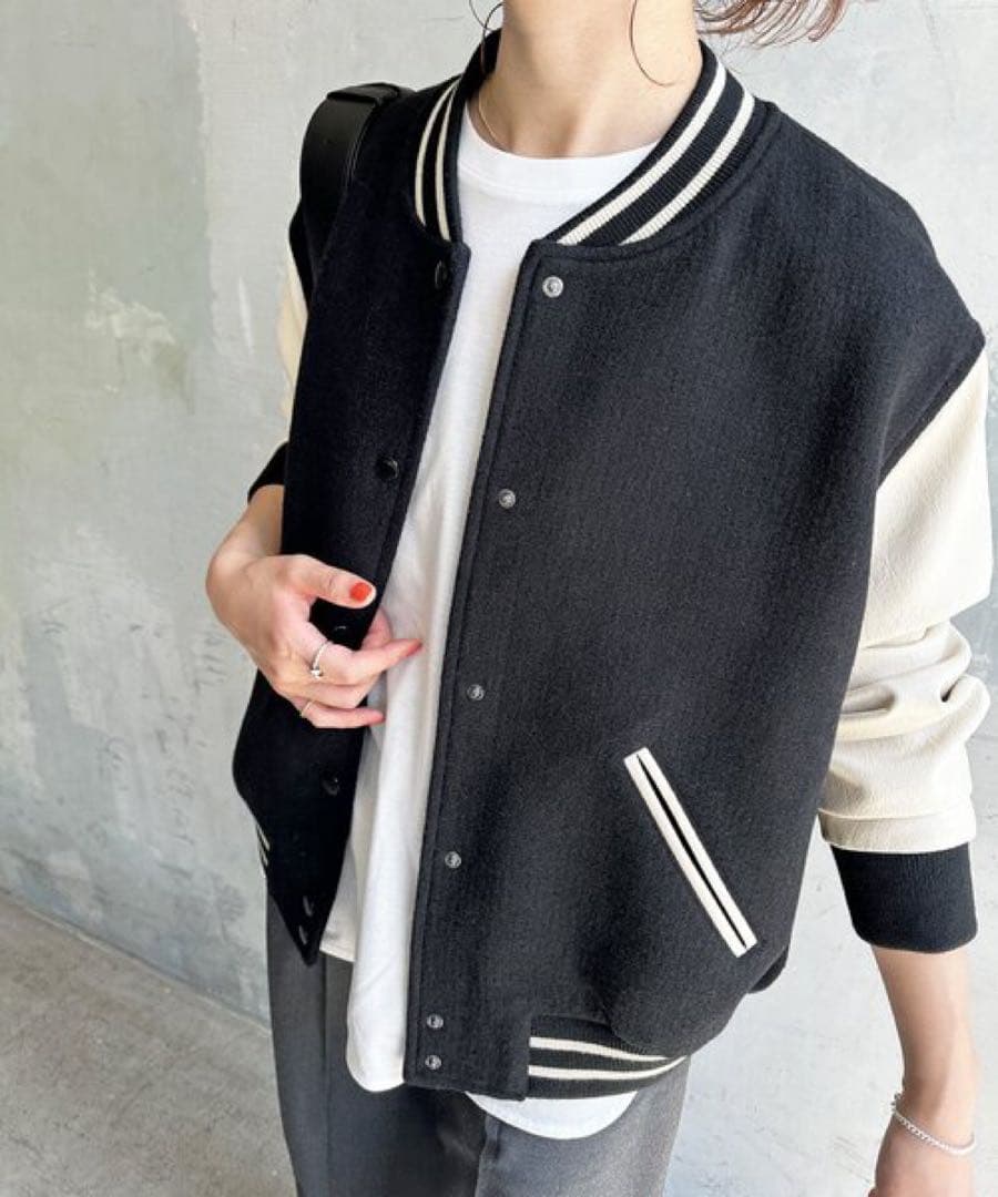 【値下げ中】Spick&spanスタジャン　スピックスパン　36 新品同様 タグ