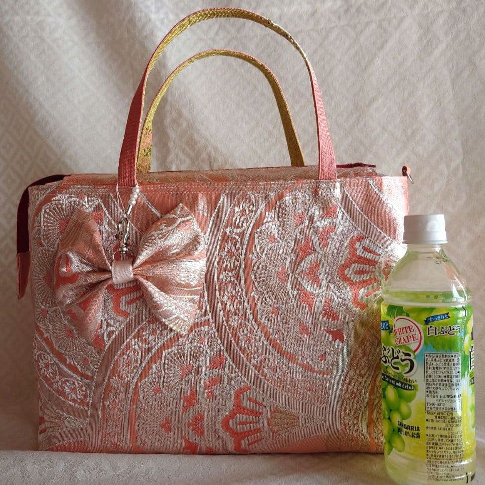 専用 正絹 中古袋帯 リメイクＡ４ 蓋付き２点おまとめ