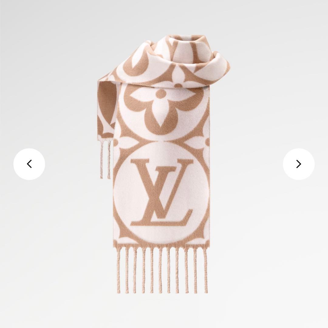 ⭐︎正規品⭐︎ 新品未使用⭐︎マフラー・LV メダリオン　ルイヴィトン