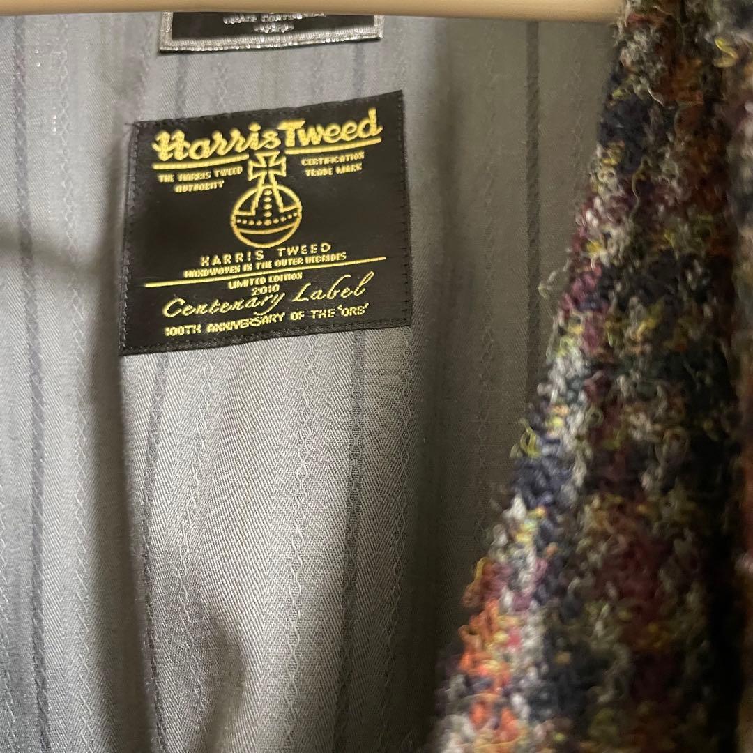 ハリスツイード　ジャケットベストセット　クリーニング済み　美品　日本製