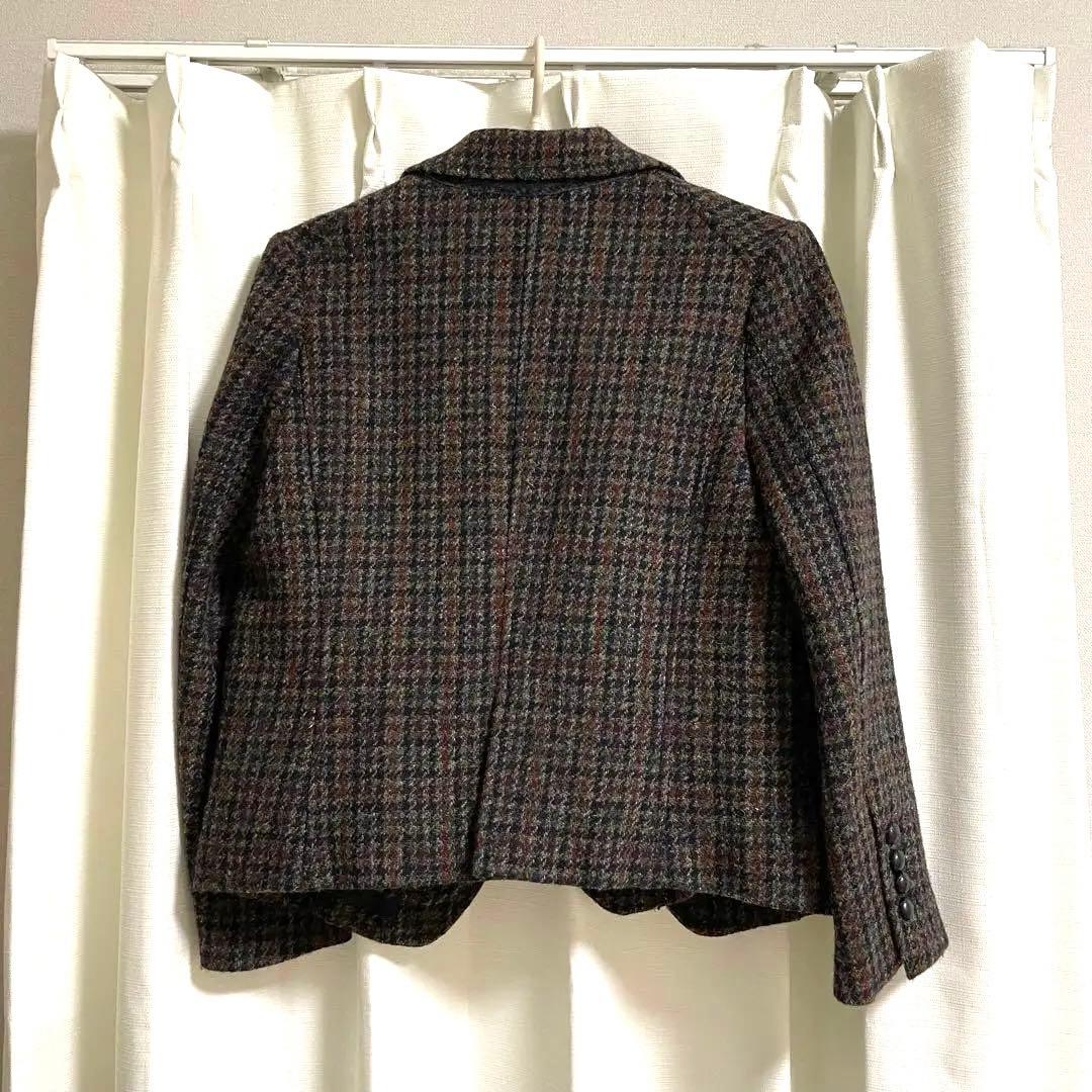 ハリスツイード　ジャケットベストセット　クリーニング済み　美品　日本製