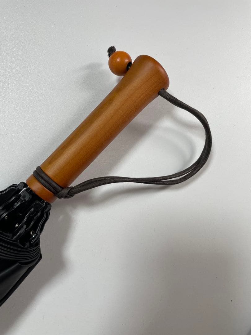 サンバリア100 折りたたみ日傘 2段折 ボーダー ブルー