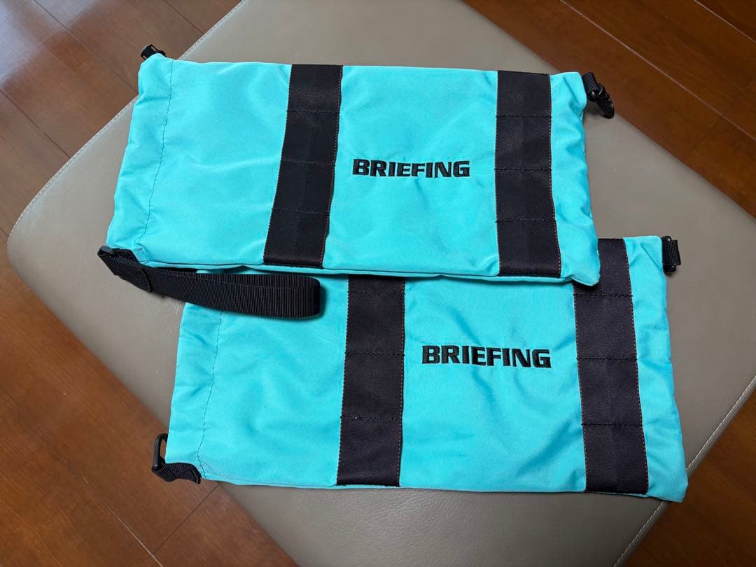 ☆★美品 ブリーフィング　シューズケース 限定色 （完売品）ターコイズブルー★☆